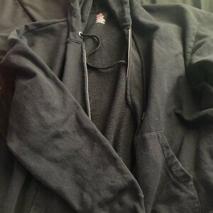 xl hanes zip up